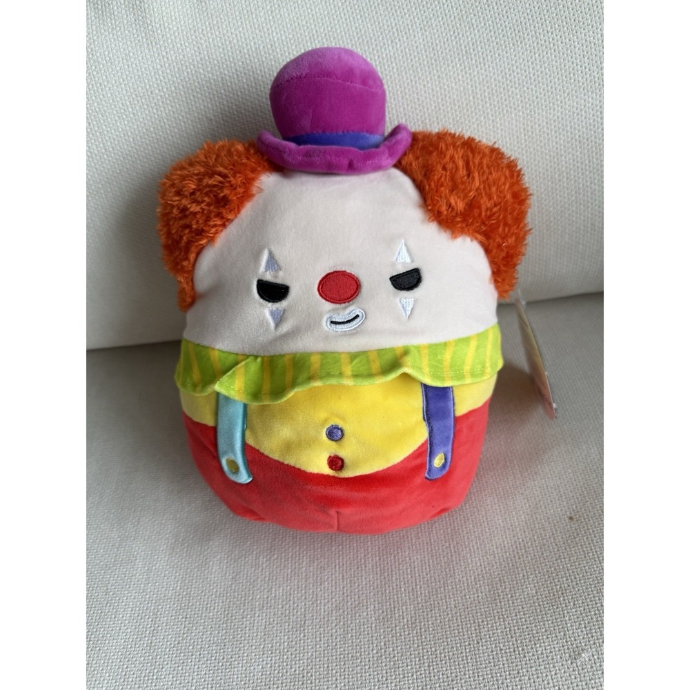 Squishmallows Select Series Bimbi Clown‎ Plush 12" mischievous NWT Halloween